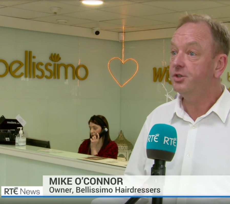 Mike From Bellissimo Featured On RTÉ