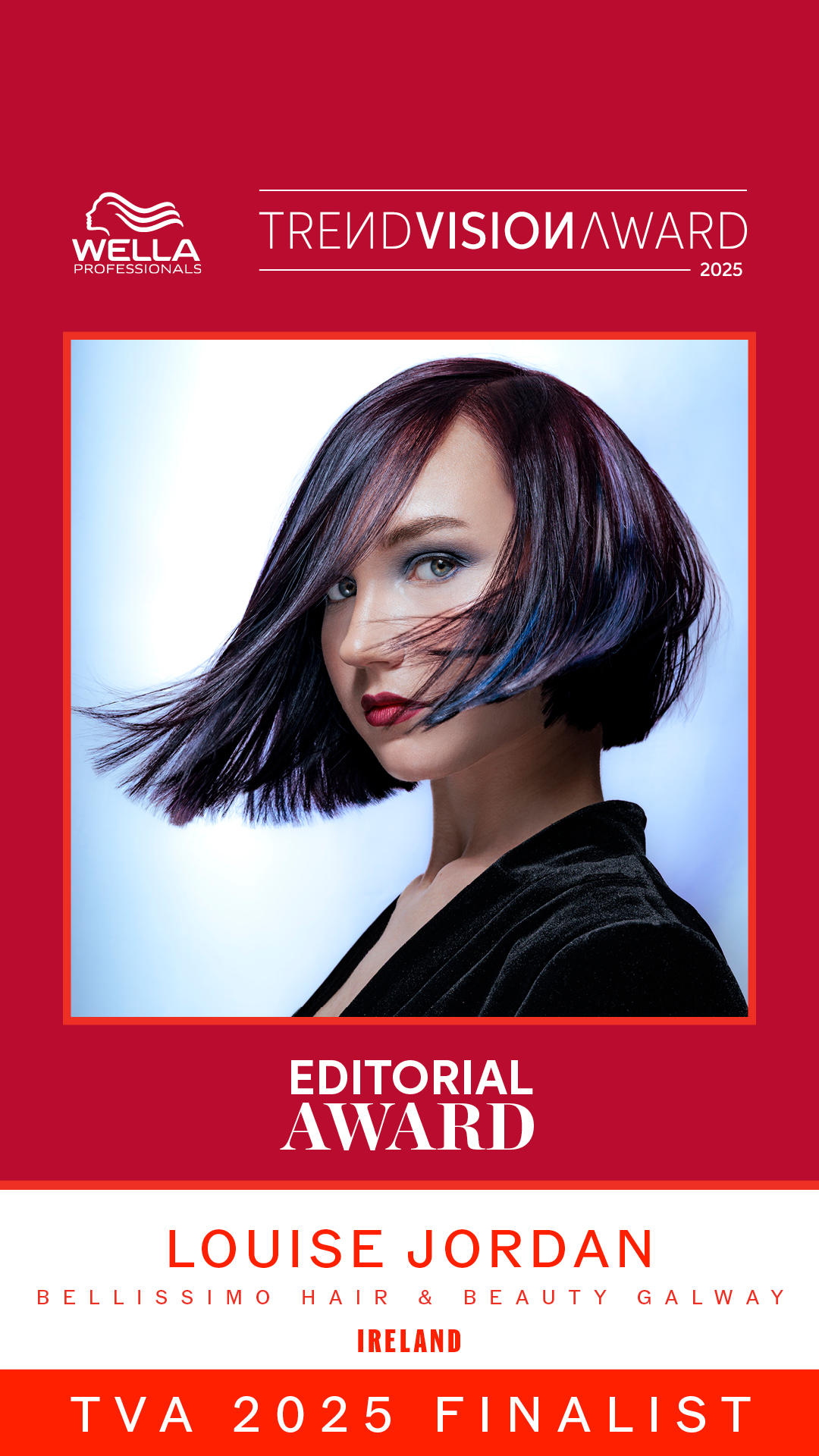 Louise Jordan Wella Trend Vision FINALIST